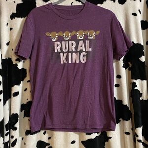 Purple Rural King Graphic T-Shirt